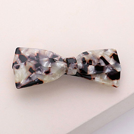 Cellulose Acetate Bow Hair Barrette