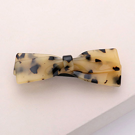 Cellulose Acetate Bow Hair Barrette