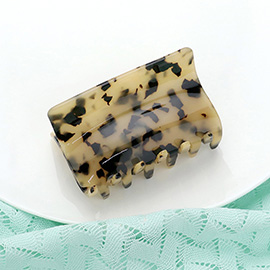 Celluloid Acetate Rectangular Hair Claw Clip