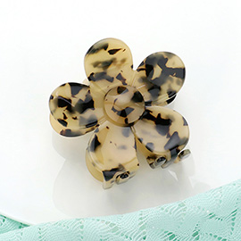 Celluloid Acetate Flower Hair Claw Clip