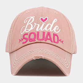 Bride Squad Message Vintage Baseball Cap