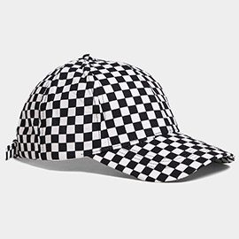 Checkered Baseball Cap