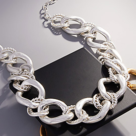 Chunky Metal Chain Necklace