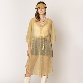 Lurex String Poncho