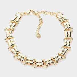 Brass Metal Chain Bracelet