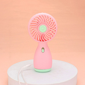 Flower Pointed Portable Handheld Fan