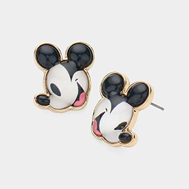 Mouse Character Stud Earrings