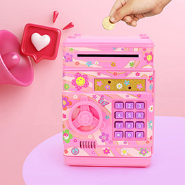 HOT FOCUS - Groovy Flower Kids Digital Safe Money Piggy Bank