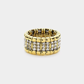 Stone Paved Stretch Ring