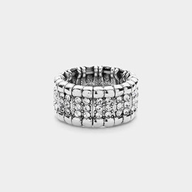 Stone Paved Stretch Ring