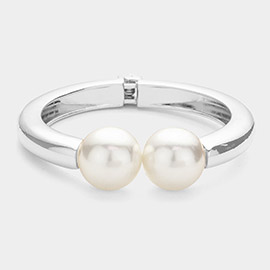 Pearl Tip Hinged Bracelet