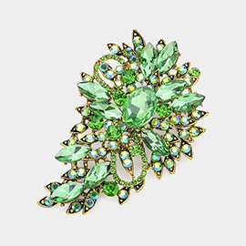 Crystal Bouquet Pin Brooch / Pendant