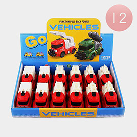 12PCS - Go Vehicles Toys