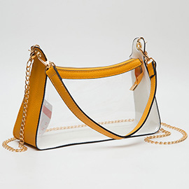 Transparent Hand Bag / Baguette Bag / Crossbody Bag