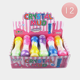12PCS - Crystal Mud Bubble Toys
