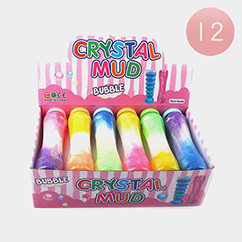 12PCS - Crystal Mud Bubble Toys
