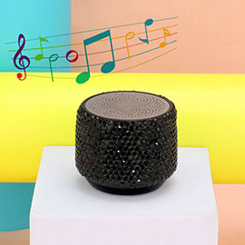 Mini Portable Bling Studded Wireless Speaker