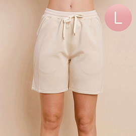 Large - Sporty Chic Scuba Shorts