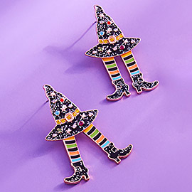 Enamel With Legs Earrings