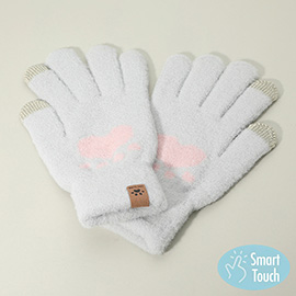 Cat Paw Pointed Smart Touch Gloves