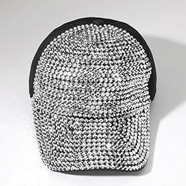 Bling Studded Glam Baseball Cap