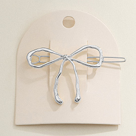 Metal Bow Hair Clip