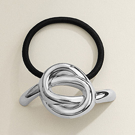 Metal Knot Pointed Hair Band
