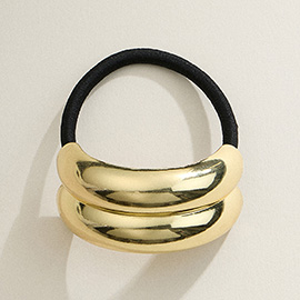 Metal Double Bar Pointed Hair Band