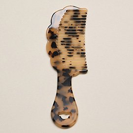 Celluloid Acetate Detangling Hair Handle Comb