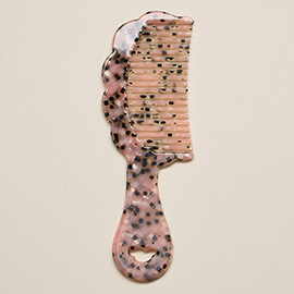 Celluloid Acetate Detangling Hair Handle Comb
