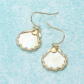 Mother of Pearl Shell Dangle Earrings