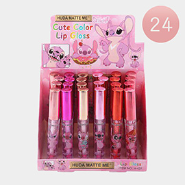 24PCS - Cute Color Lip Glosses