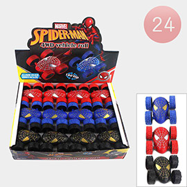24PCS - Spider Man 4WD Vehicle Roll Toys