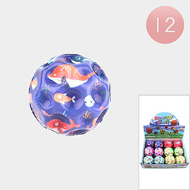 12PCS - Animal Themed Bouncy Ball Toys