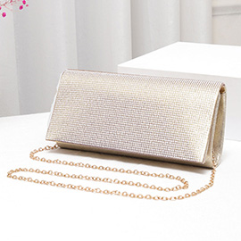 Bling Solid Evening Clutch / Crossbody Bag