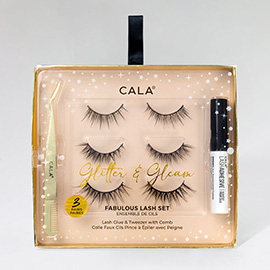 3Pairs - Glitter and Glam Fabulous Lash Set