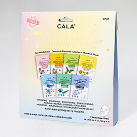 7PCS - 7 Days of Glow Essence Face Mask Set