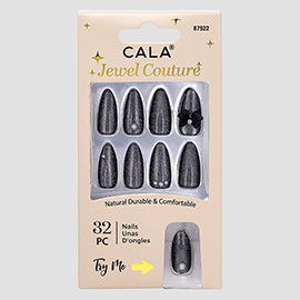 32PCS - Jewel Couture Ice Cat Eye Press On Nail Set