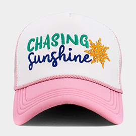 CHASING SUNSHINE Mesh Back Trucker Hat