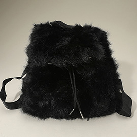 Faux Fur Cozy Backpack