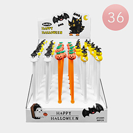 36PCS - Halloween Character Topper Ball Pens