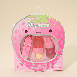3PCS - HOT FOCUS Kids Liplicious Lip Gloss Set