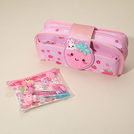 6PCS - HOT FOCUS Kids My Perfect Pencil Bag Stationery Set