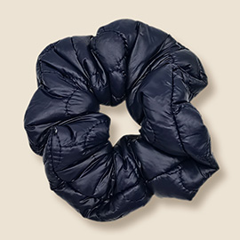 Flower Quilted Padded Scrunchie