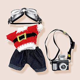 Mini Doll Holiday Aviator Outfit Set