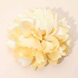 Oversized Statement Satin Floral Pin Brooch / Hair Clip