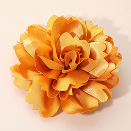 Oversized Statement Satin Floral Pin Brooch / Hair Clip
