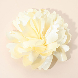 Oversized Statement Satin Floral Pin Brooch / Hair Clip