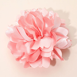 Oversized Statement Satin Floral Pin Brooch / Hair Clip