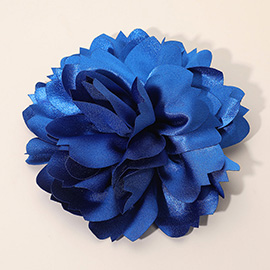 Oversized Statement Satin Floral Pin Brooch / Hair Clip